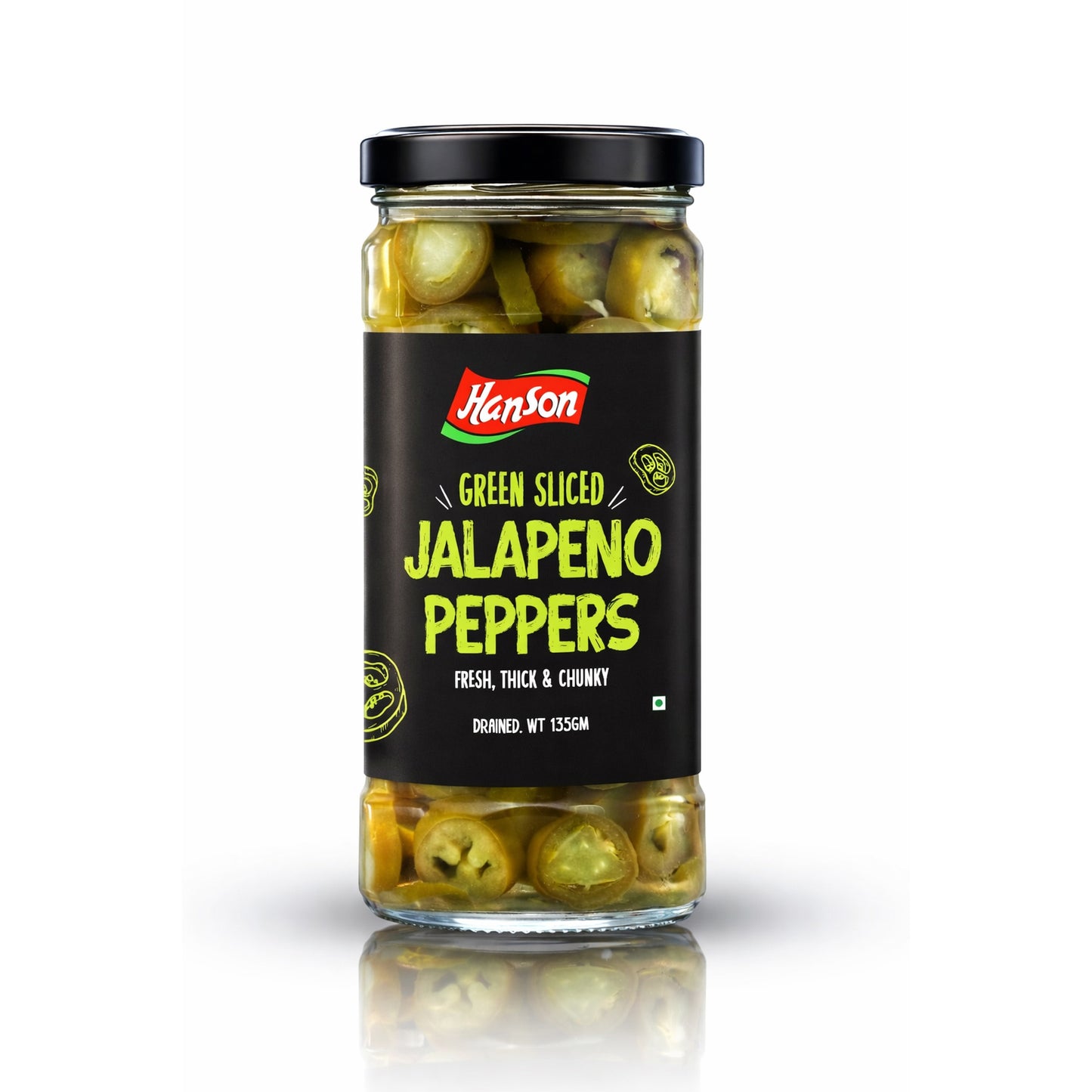 Green Sliced Jalapeño Peppers